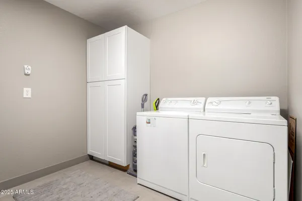 a view of a storage & utility room