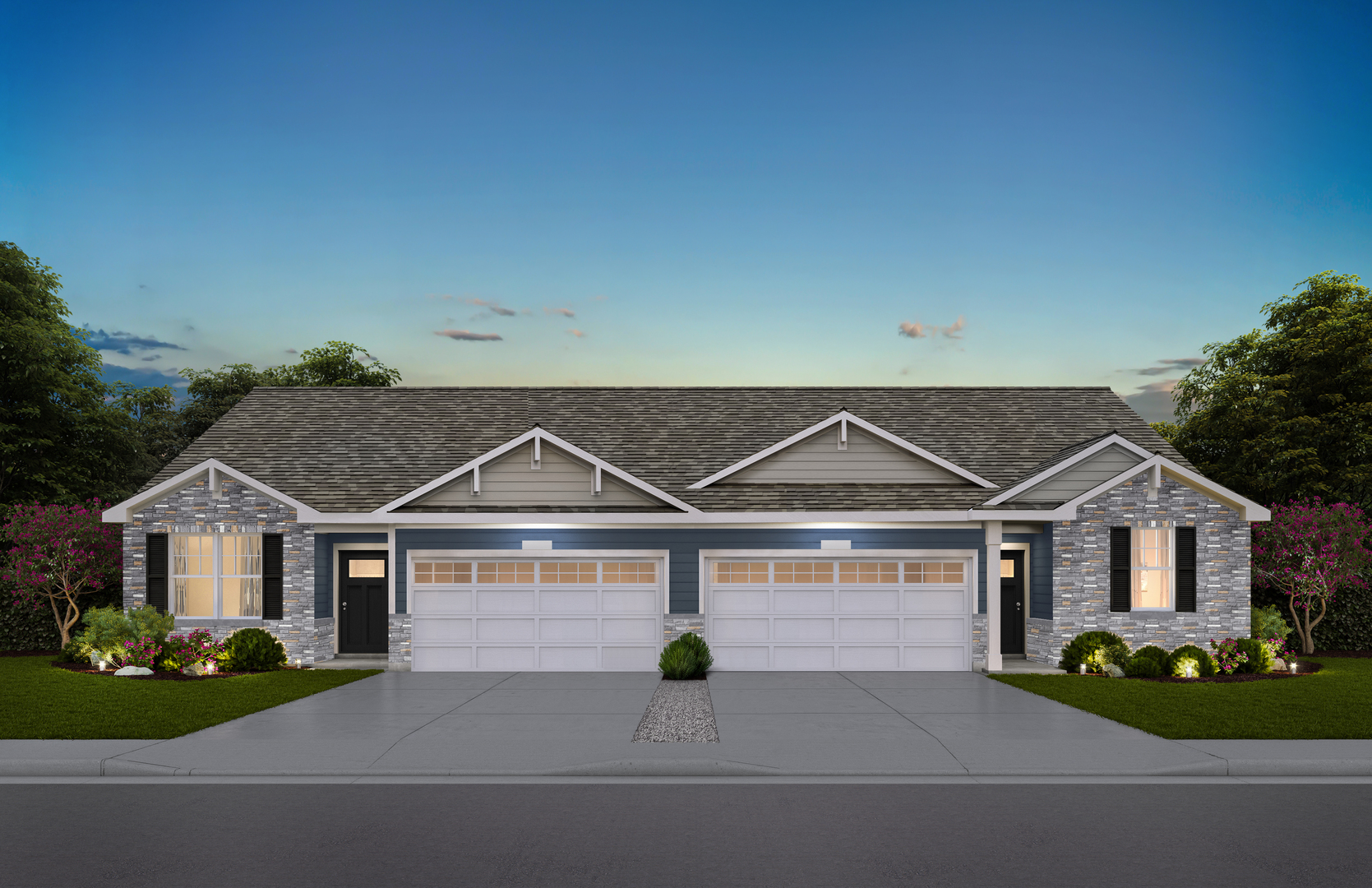 1107 Bluebell Lane Bartlett, IL 60103 - Photo 2 of 19 a front view of a house with yard