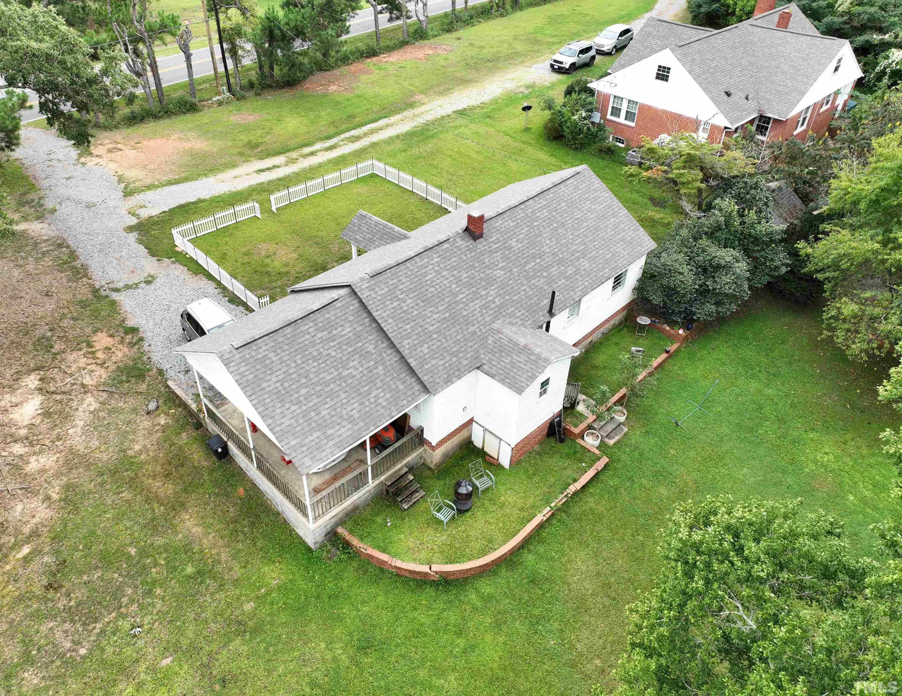 1539 Deep River Road Sanford, NC 27330 - Photo 16 of 34 an aerial view of a house