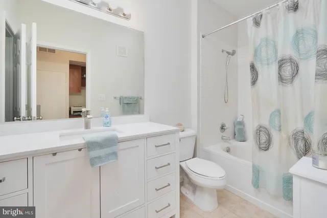 a view of a park with swings and slides