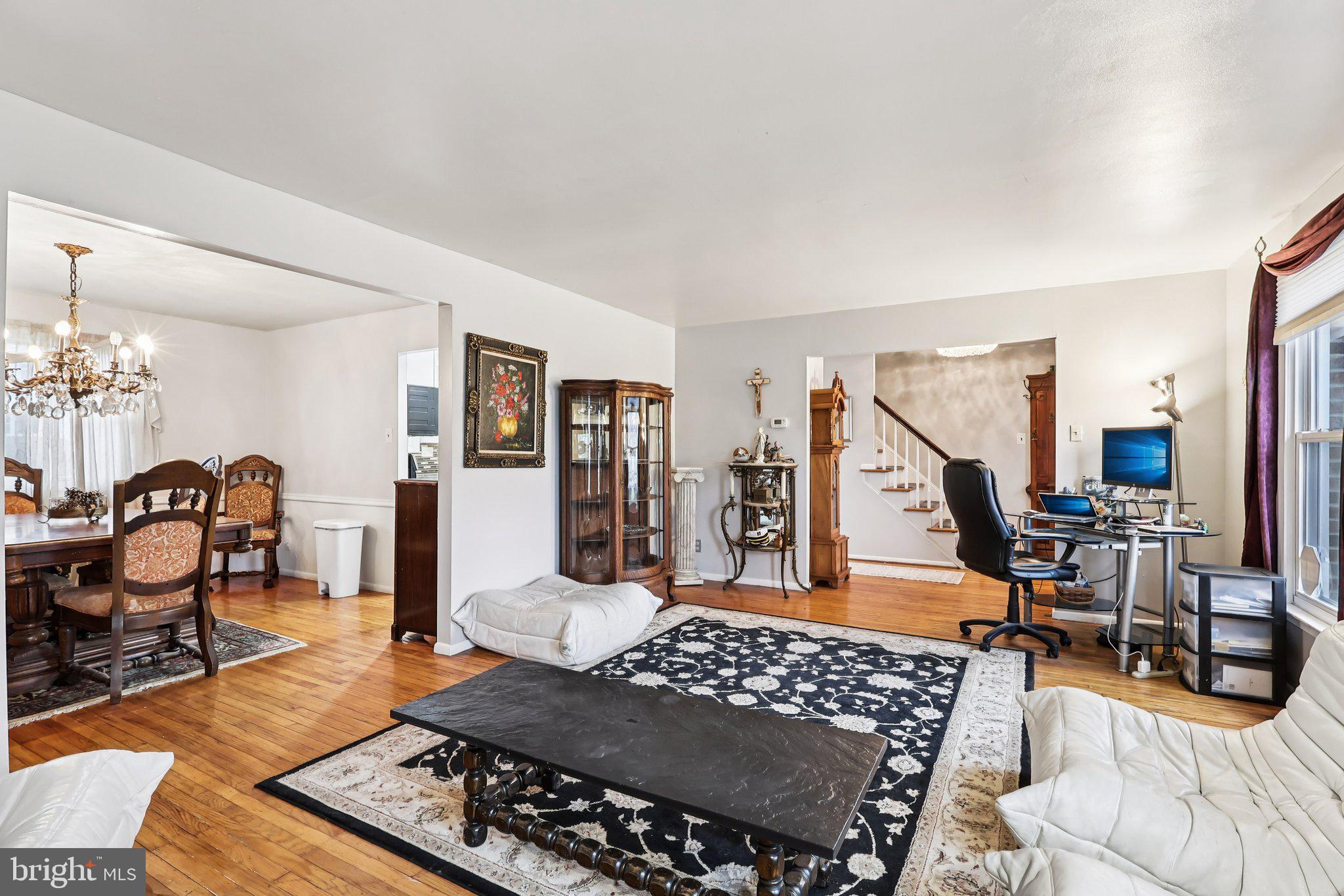 721 Chatham Road Somerdale, NJ 08083 - Photo 5 of 42 Living room open to dining room
