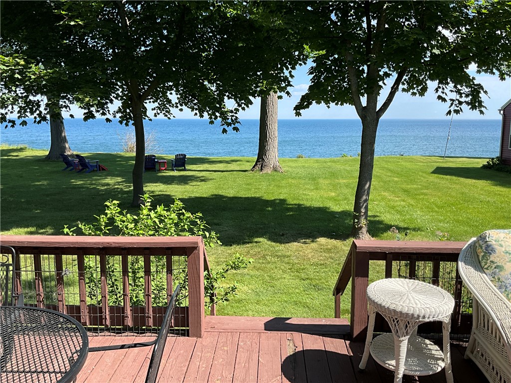 13283 Lakeside Park Road Carlton, NY 14571 - Photo 12 of 15 A view of the lake from the deck!