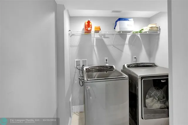 a close view of water heater room