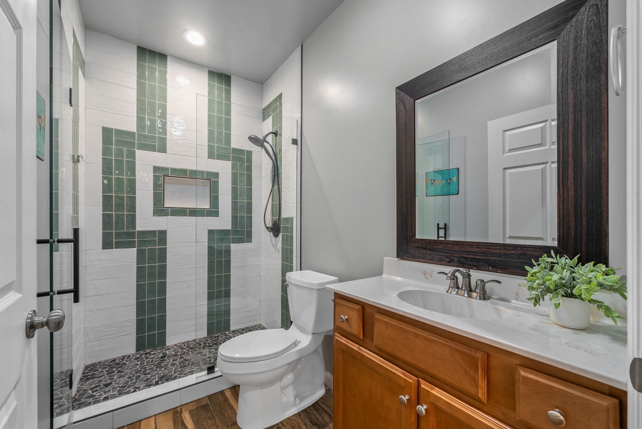 950 Choate Road Dickson, TN 37055 - Photo 23 of 56 a bathroom with a sink a toilet and shower