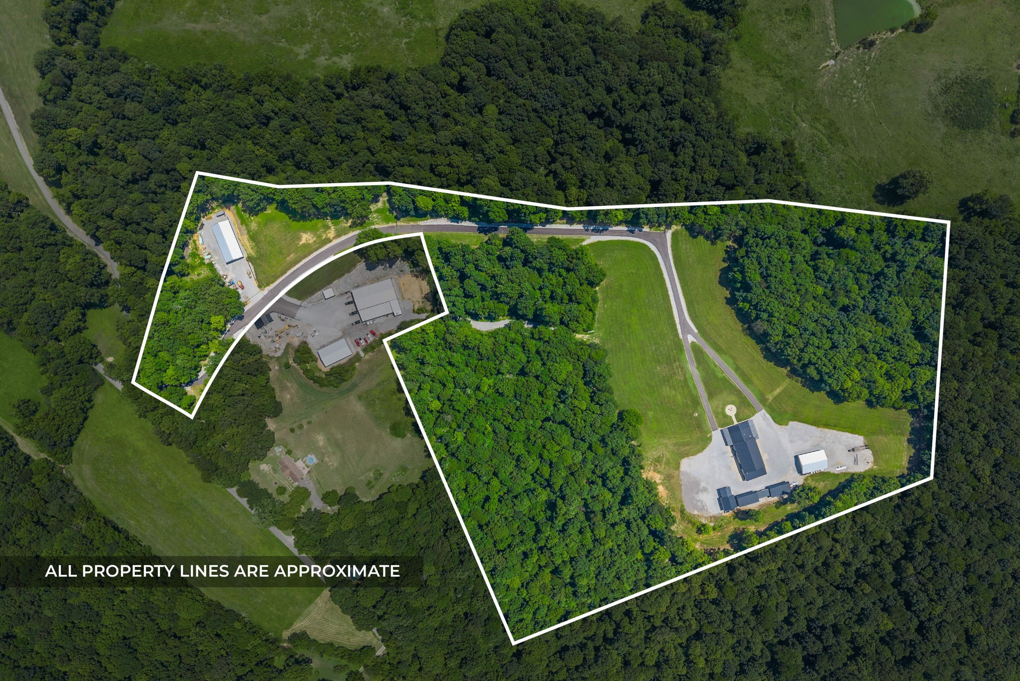 950 Choate Road Dickson, TN 37055 - Photo 55 of 56 a view of a yard with a lake view