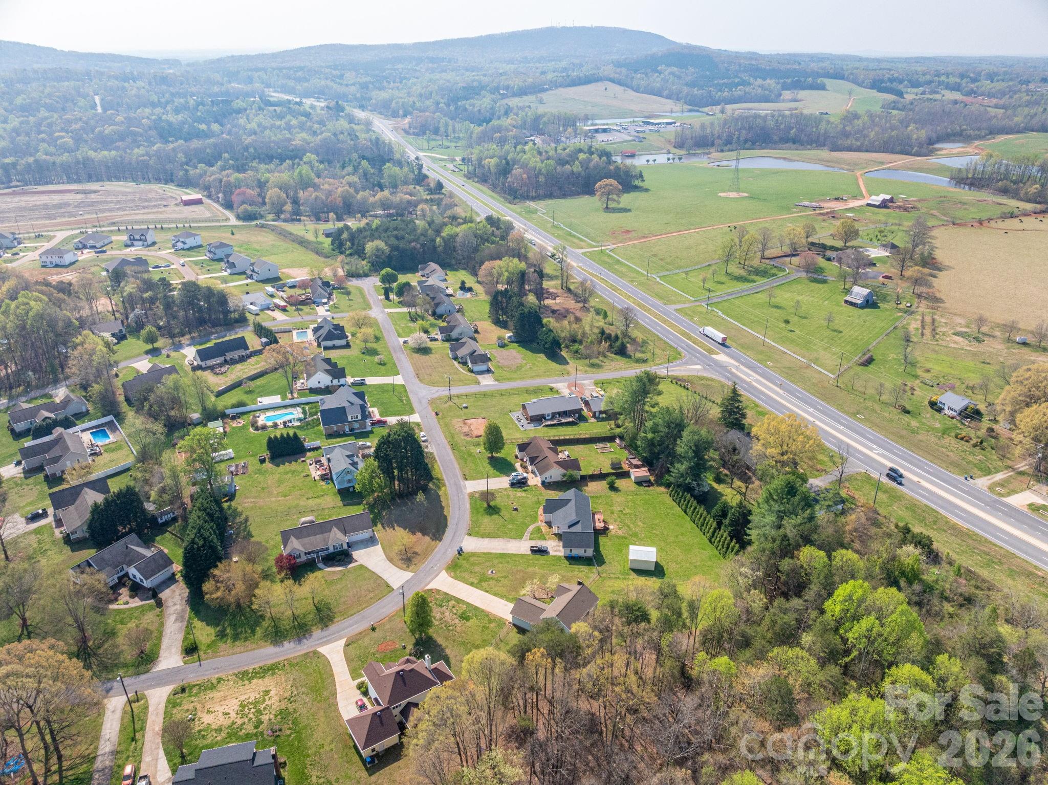 4503 Briar Creek Road Maiden, NC 28650 - Photo 47 of 48 an aerial view of residential houses with outdoor space
