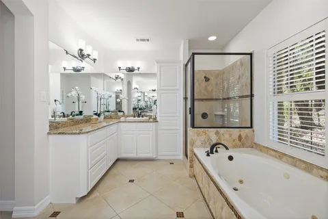 a tree in middle of the garden