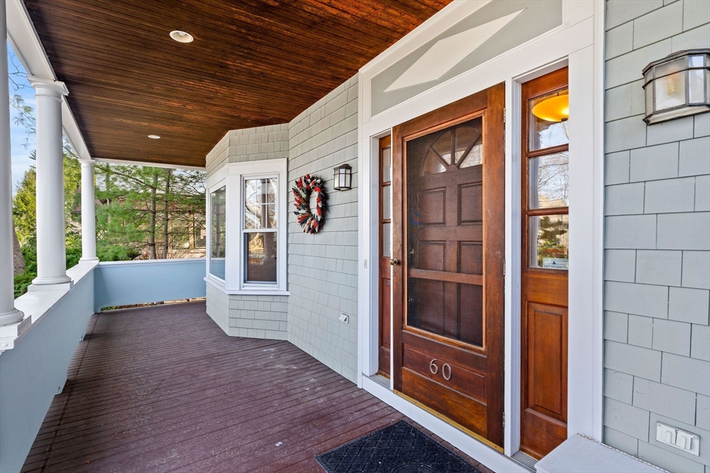 60 Oxford Road Newton, MA 02459 - Photo 2 of 42 a view of front door of the house and wooden floor