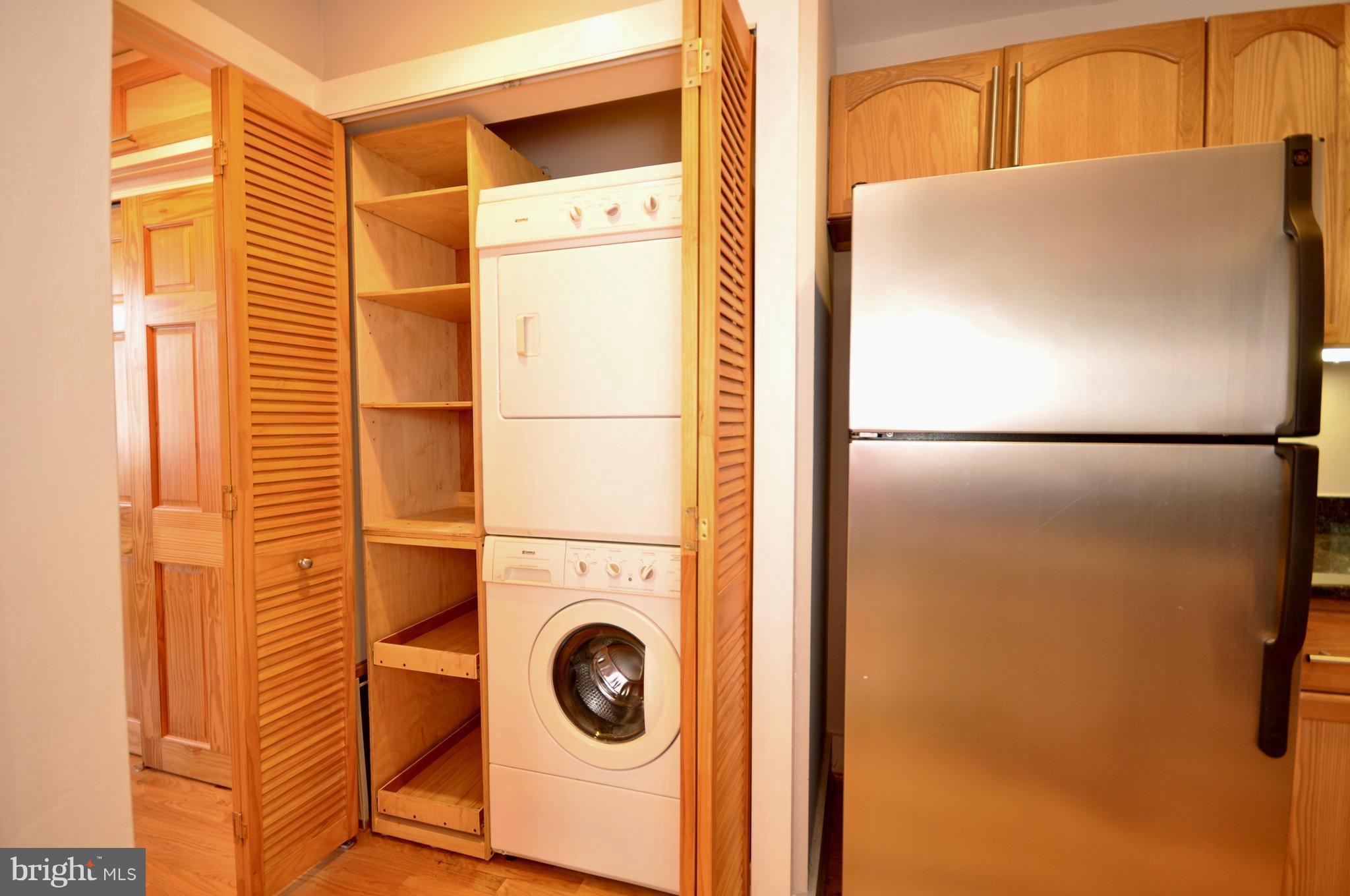 32 West Montgomery Street, Unit R8 Baltimore, MD 21230 - Photo 14 of 25 Front Load Washer and Dryer Plus Pantry Storage
