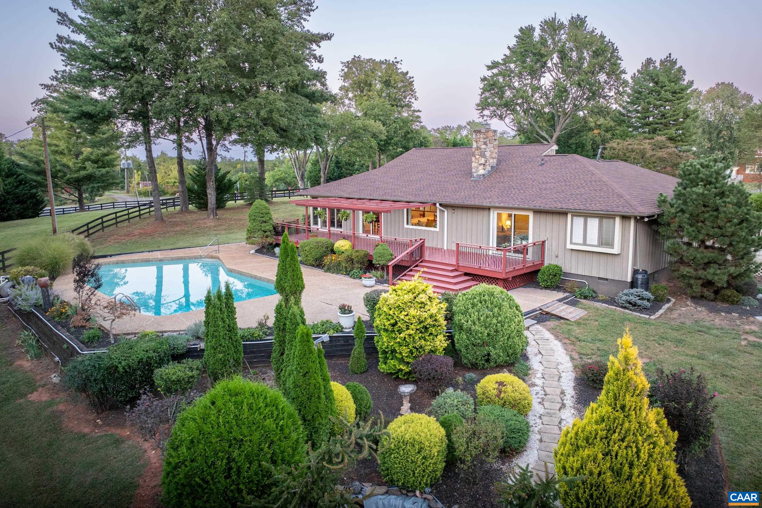 3869 Stony Point Road Charlottesville, VA 22911 - Photo 8 of 58 Garden with a Coral Pond