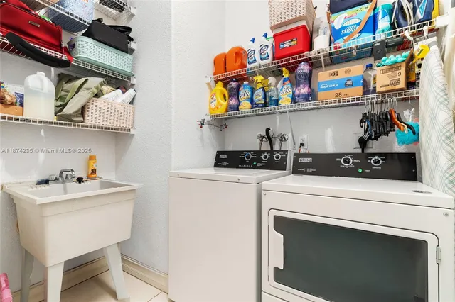 a swimming pool with outdoor seating and yard