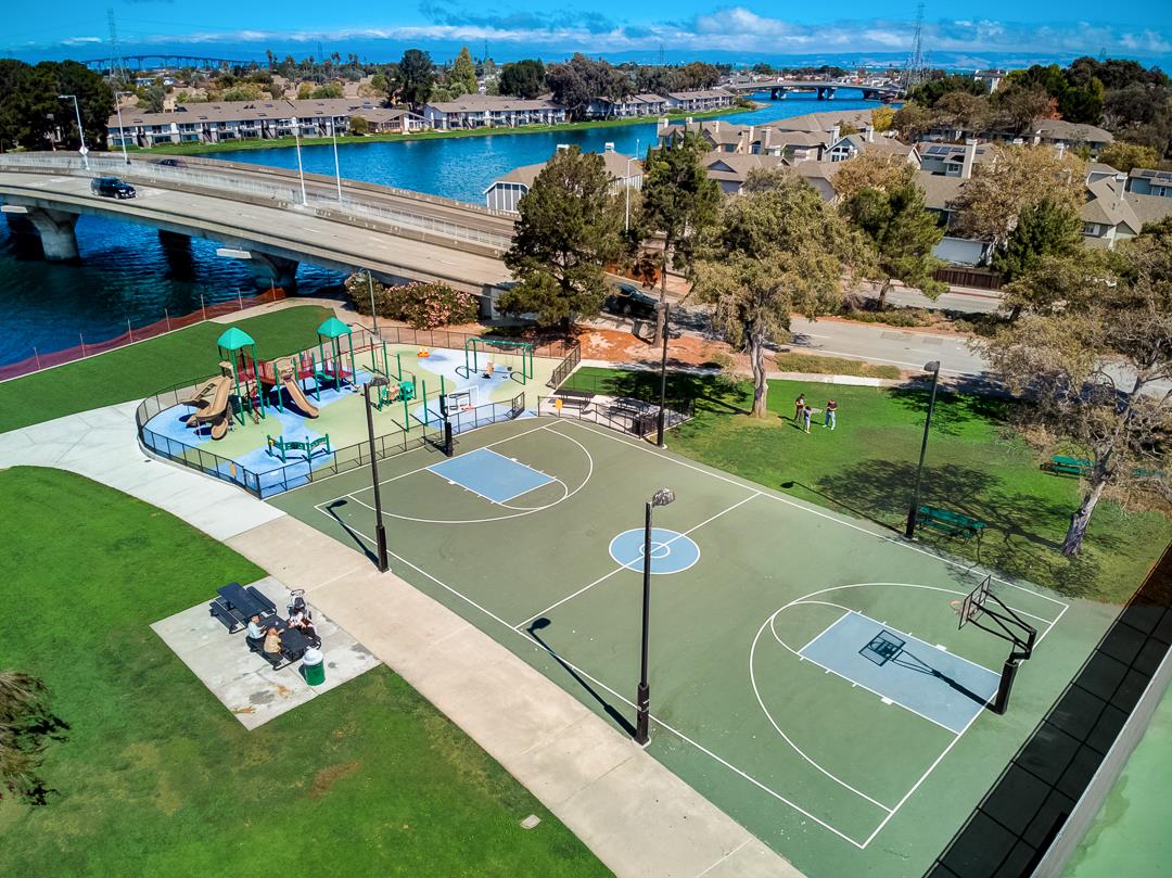 1049 Shell Boulevard, Unit 3 Foster City, CA 94404 - Photo 50 of 56 a view of a lake with a mountain view