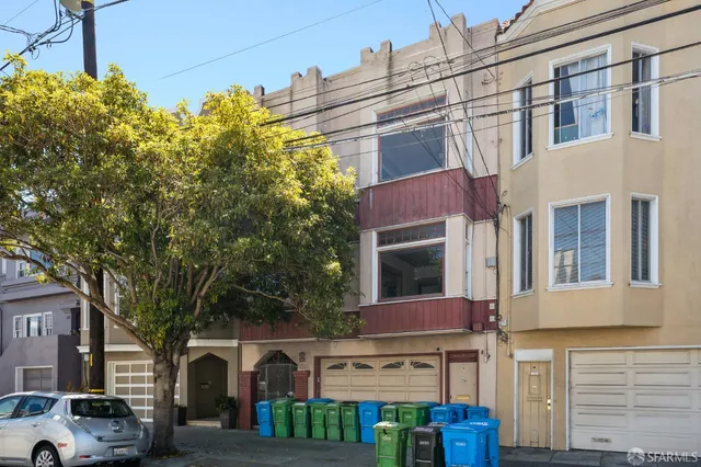 a building view with a outdoor space