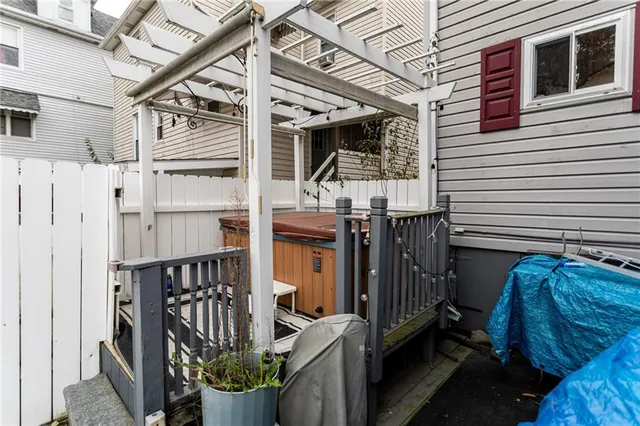 a view of balcony and patio