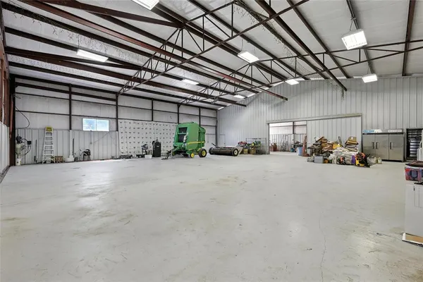 a big room with storage and utility