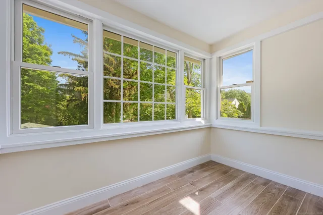 a view of a window in a room