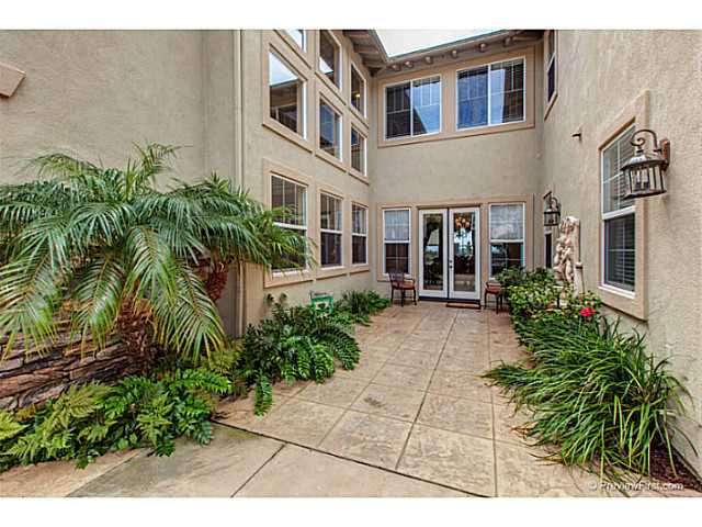1740 Dylan Way Encinitas, CA 92024 - Photo 7 of 25 Courtyard with fountain off of living/dining room