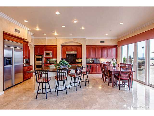 1740 Dylan Way Encinitas, CA 92024 - Photo 8 of 25 Kitchen and informal dining, and island with extra seating