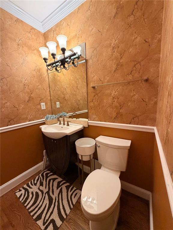 1015 Forest Overlook Trail Southwest Atlanta, GA 30331 - Photo 16 of 16 a bathroom with a sink mirror and toilet