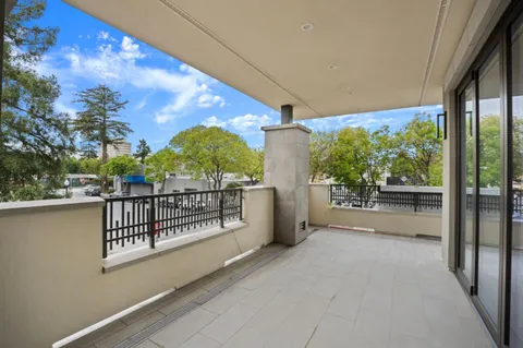 a view of a porch