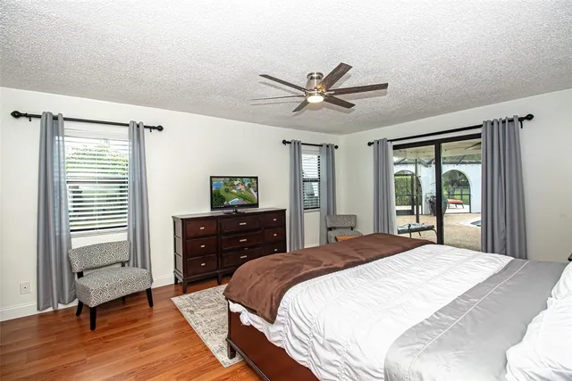 a view of outdoor space with garden and entertaining space