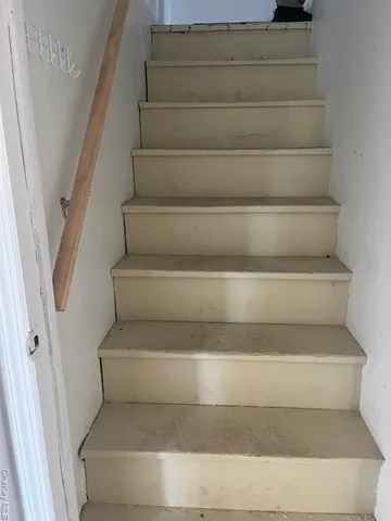 a close view of entryway