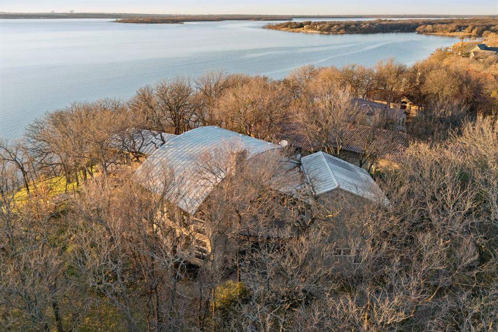 540 Diamond Point Drive Oak Point, TX 75068 - Photo 25 of 27 Drone / aerial view of a large body of water