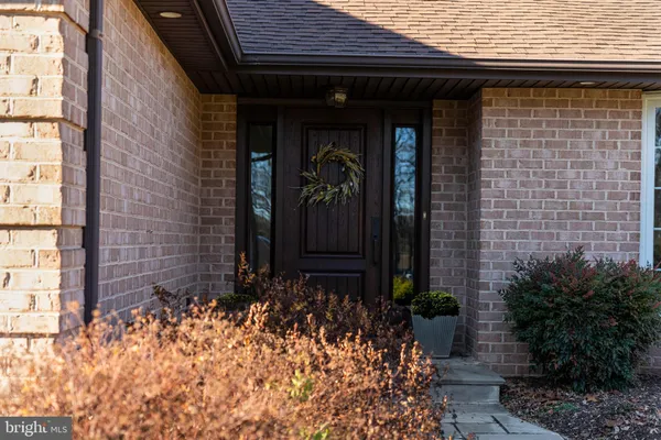 a view of a house with potted plants