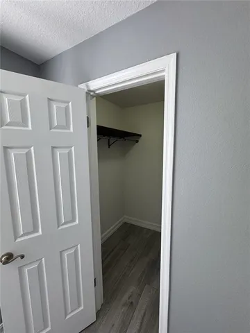 a view of front door