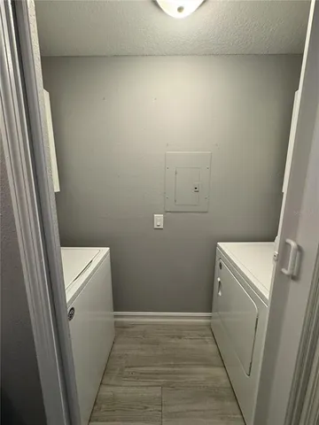 view of a room with door