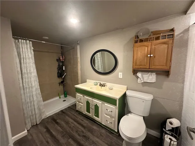 a view of a workspace with furniture