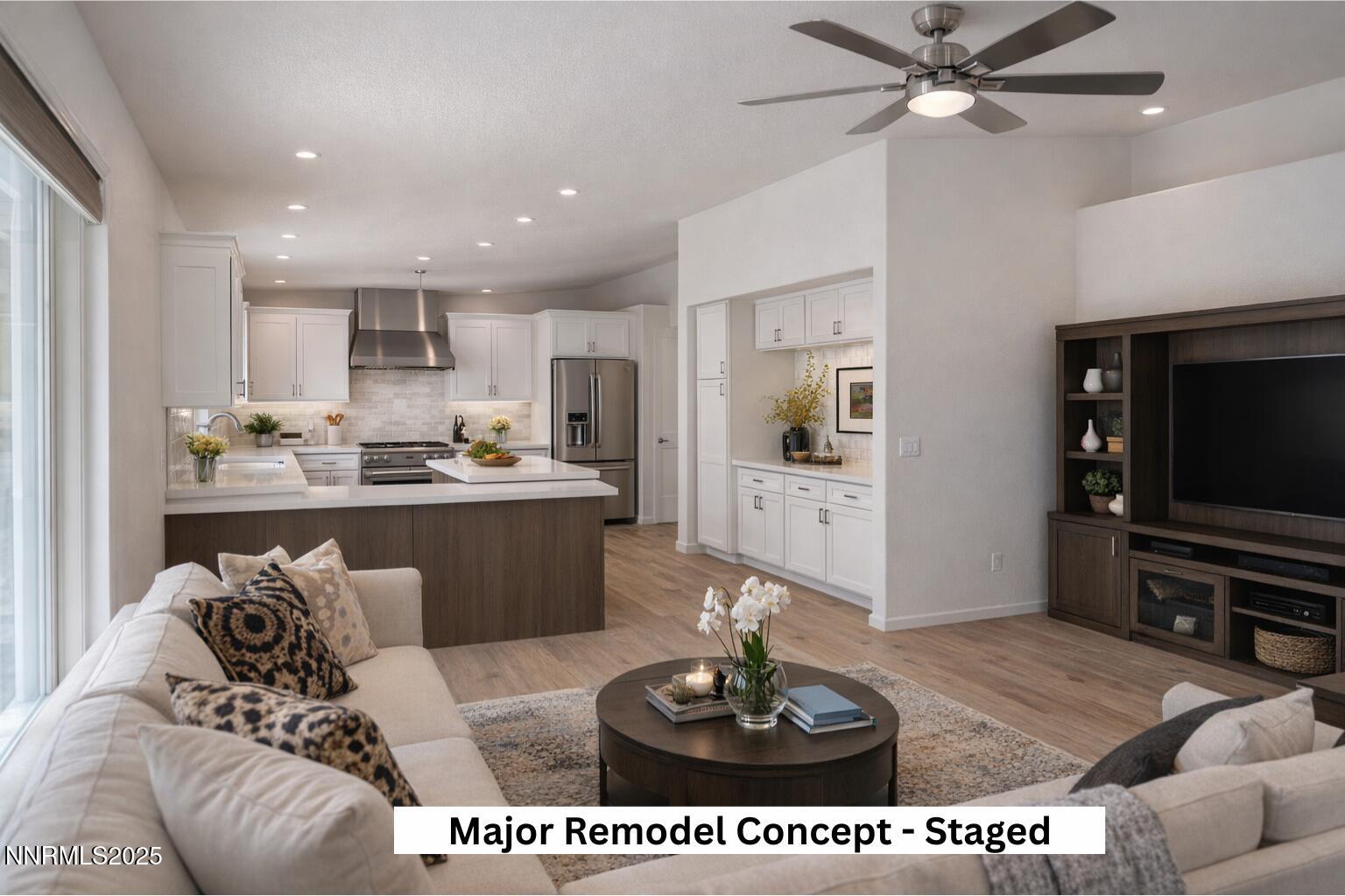 17320 Magnetite Drive Reno, NV 89508 - Photo 16 of 43 Great Room - Major Remodel Concept - Sta