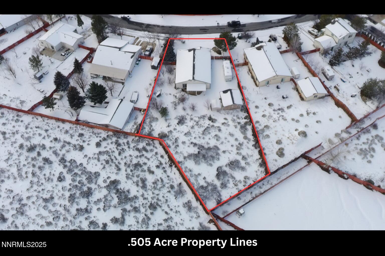 17320 Magnetite Drive Reno, NV 89508 - Photo 43 of 43 Lot Lines Overhead