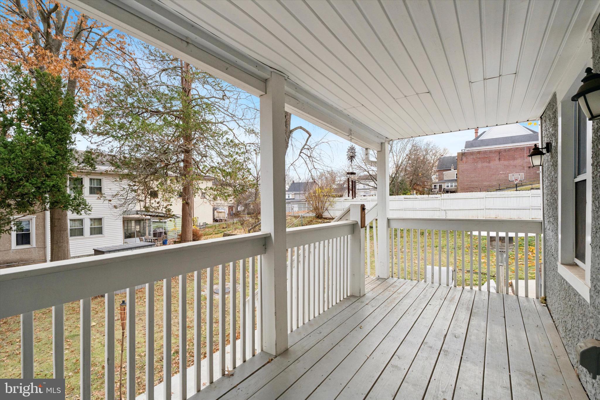 138 Hall Street Spring City, PA 19475 - Photo 22 of 25 a view of a balcony with wooden floor