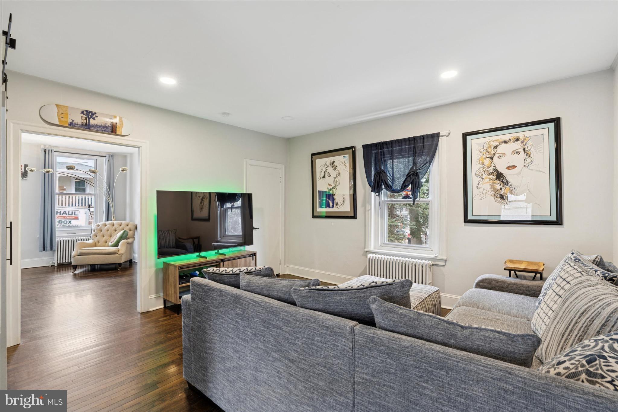 138 Hall Street Spring City, PA 19475 - Photo 7 of 25 a living room with furniture and a flat screen tv