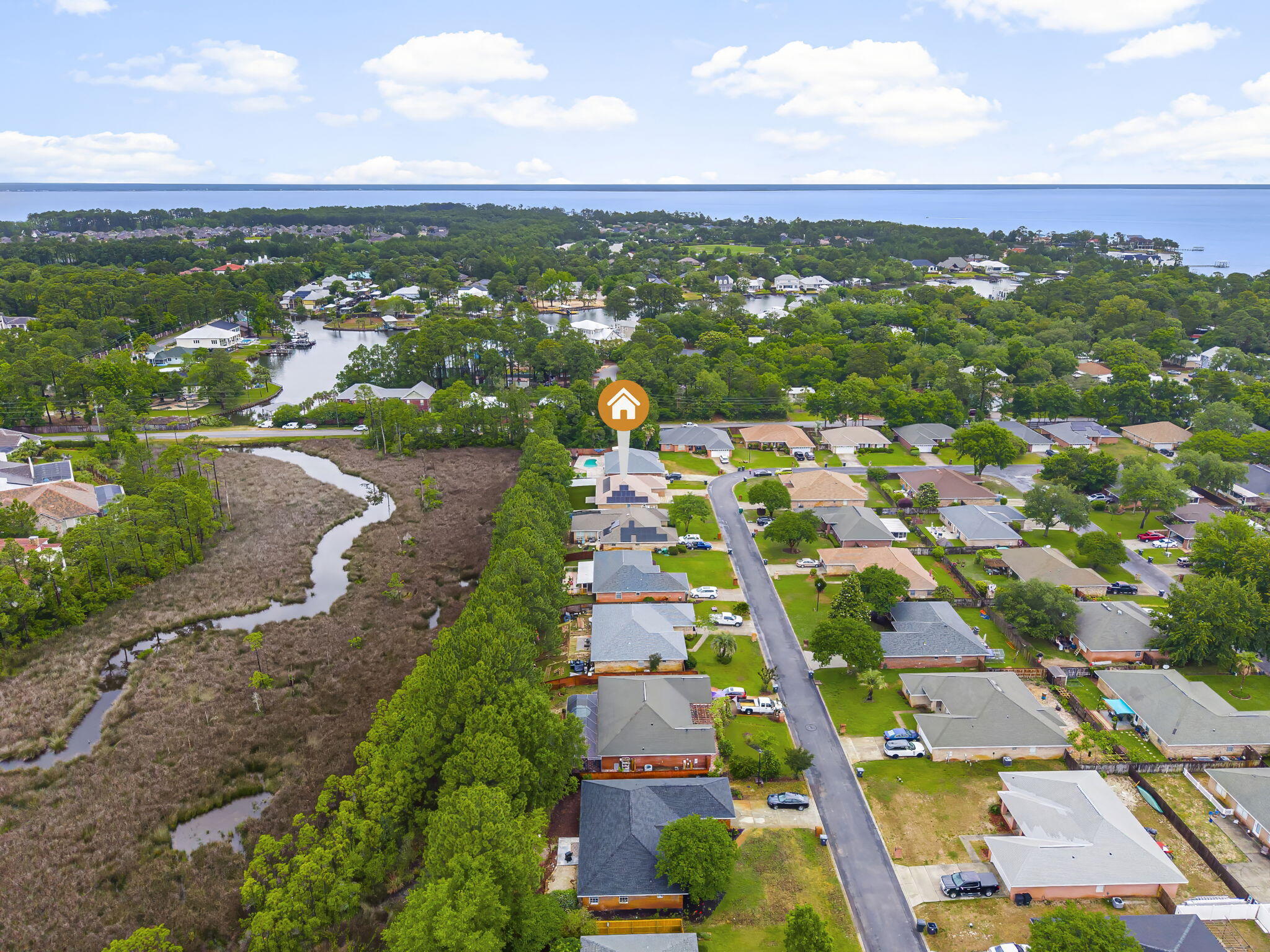 162 Beacon Way Santa Rosa Beach, FL 32459 - Photo 36 of 41 a view of city with ocean