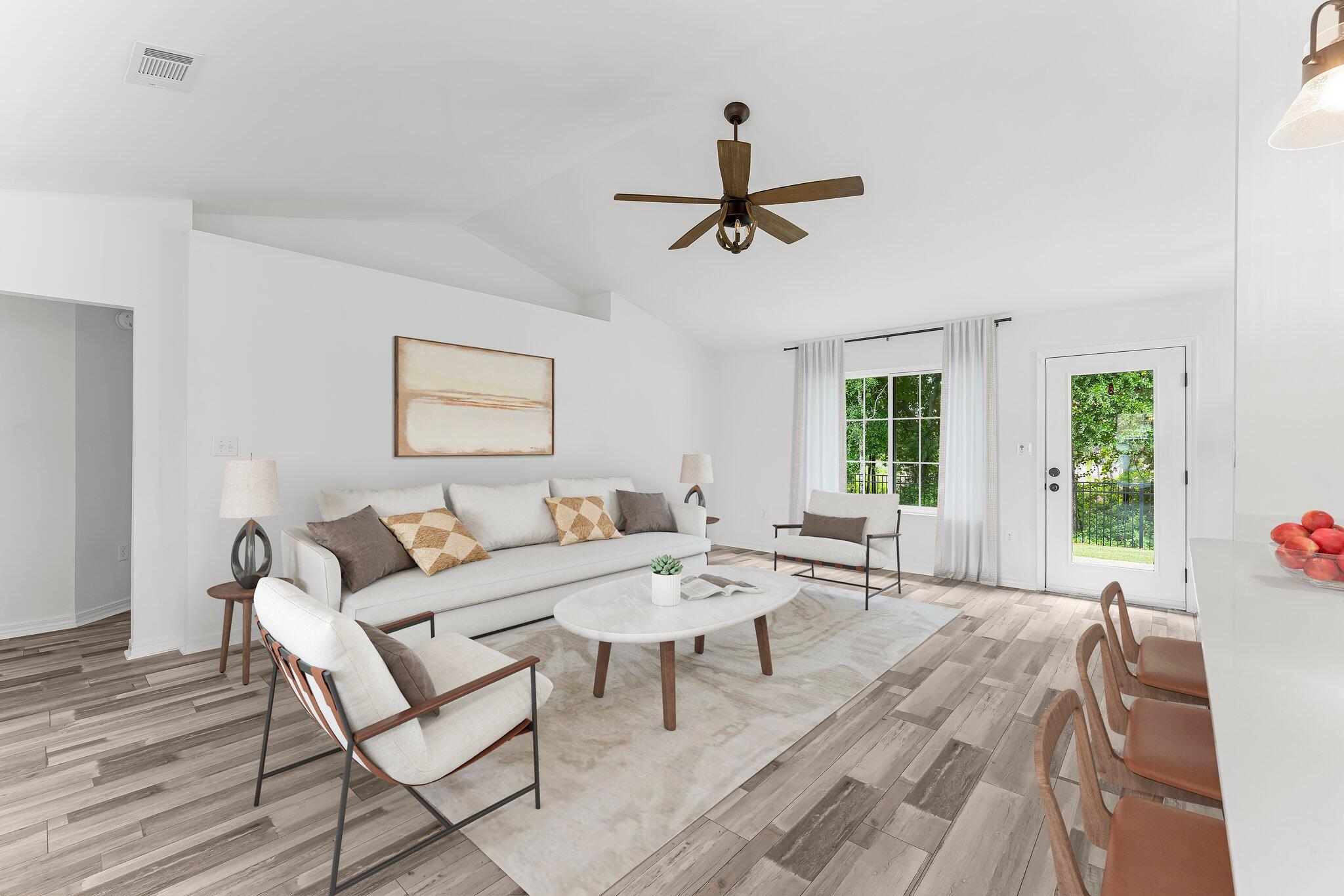 162 Beacon Way Santa Rosa Beach, FL 32459 - Photo 6 of 41 a living room with furniture and a window