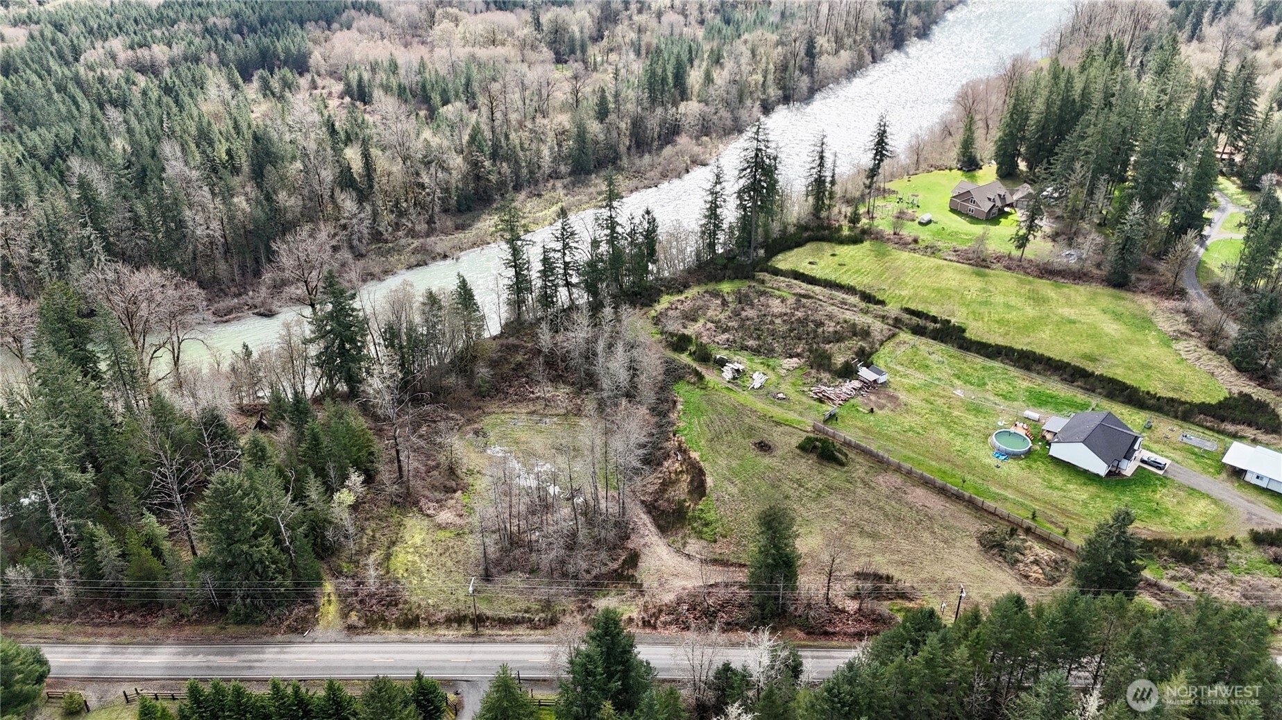 2126 Spencer Road Salkum, WA 98582 - Photo 2 of 24 a view of a yard with an outdoor space