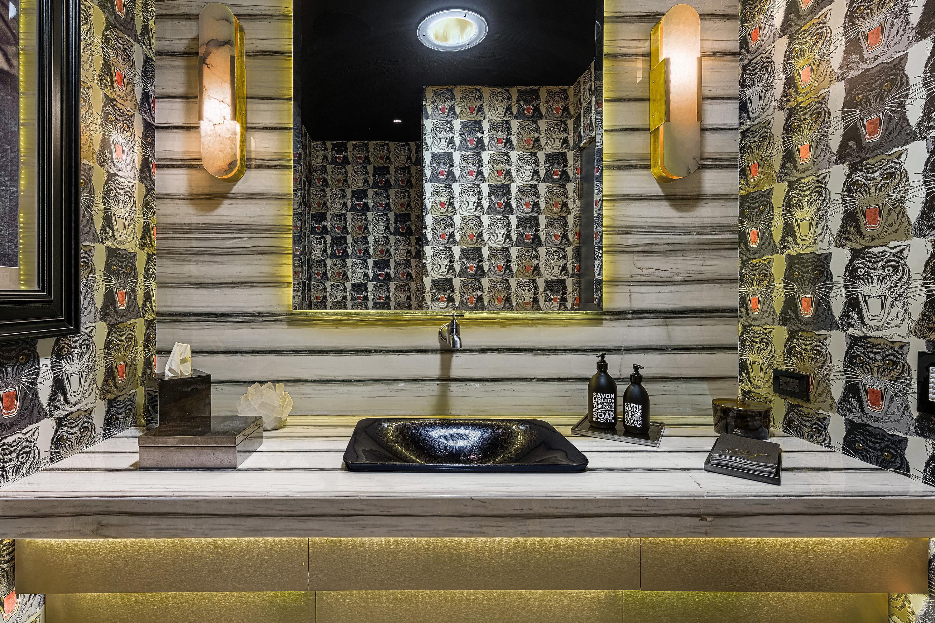 70260 Carson Road Rancho Mirage, CA 92270 - Photo 16 of 80 a bathroom with a sink and a mirror