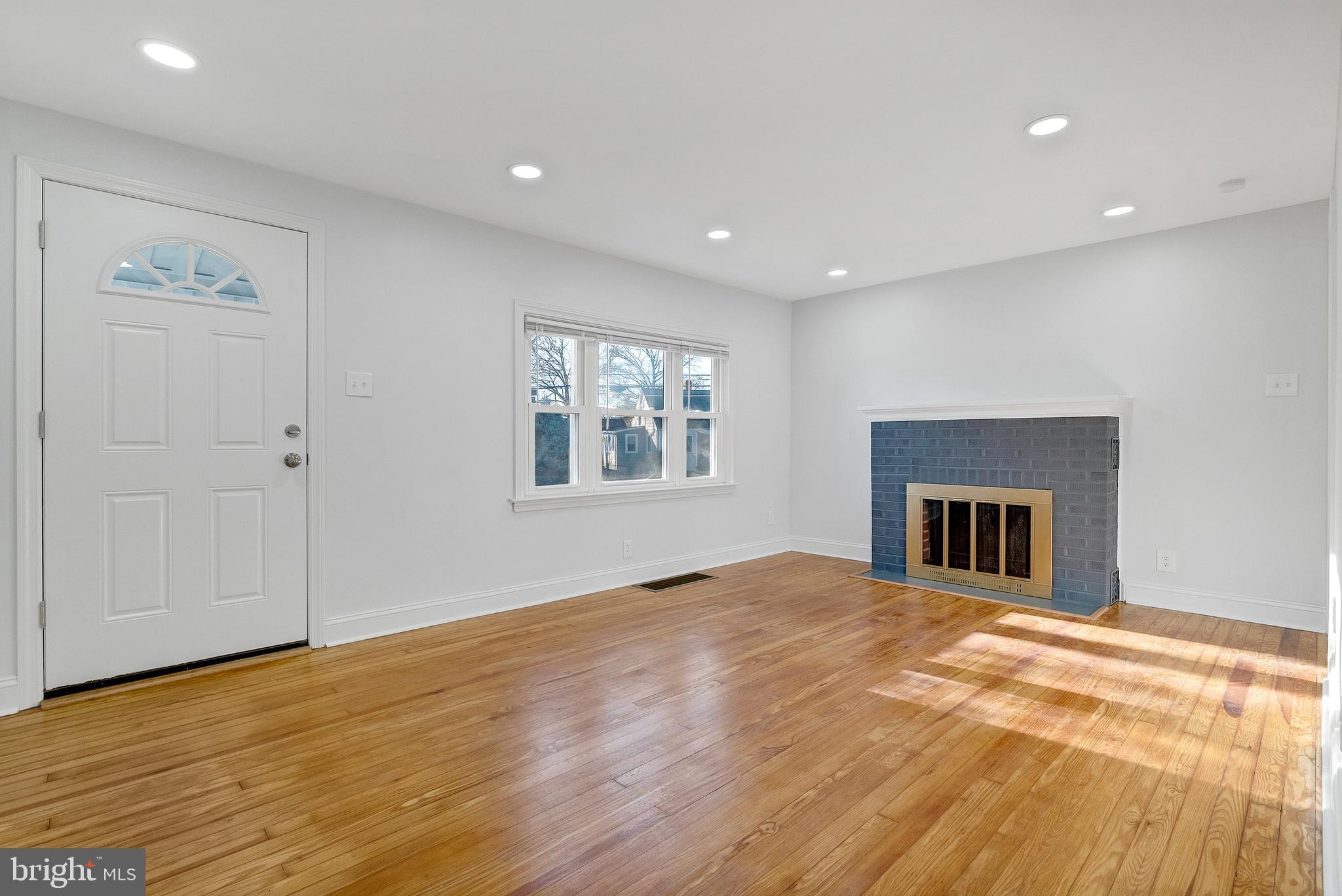 1800 Dutton Mill Road Aston, PA 19014 - Photo 5 of 38 Great Sized Living Room with Updated Fireplace