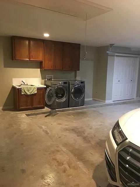 413 Uvalde Avenue McAllen, TX 78503 - Photo 10 of 20 a kitchen with a small car and a sink