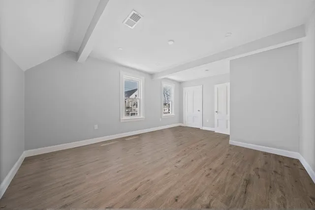 wooden floor in an empty room
