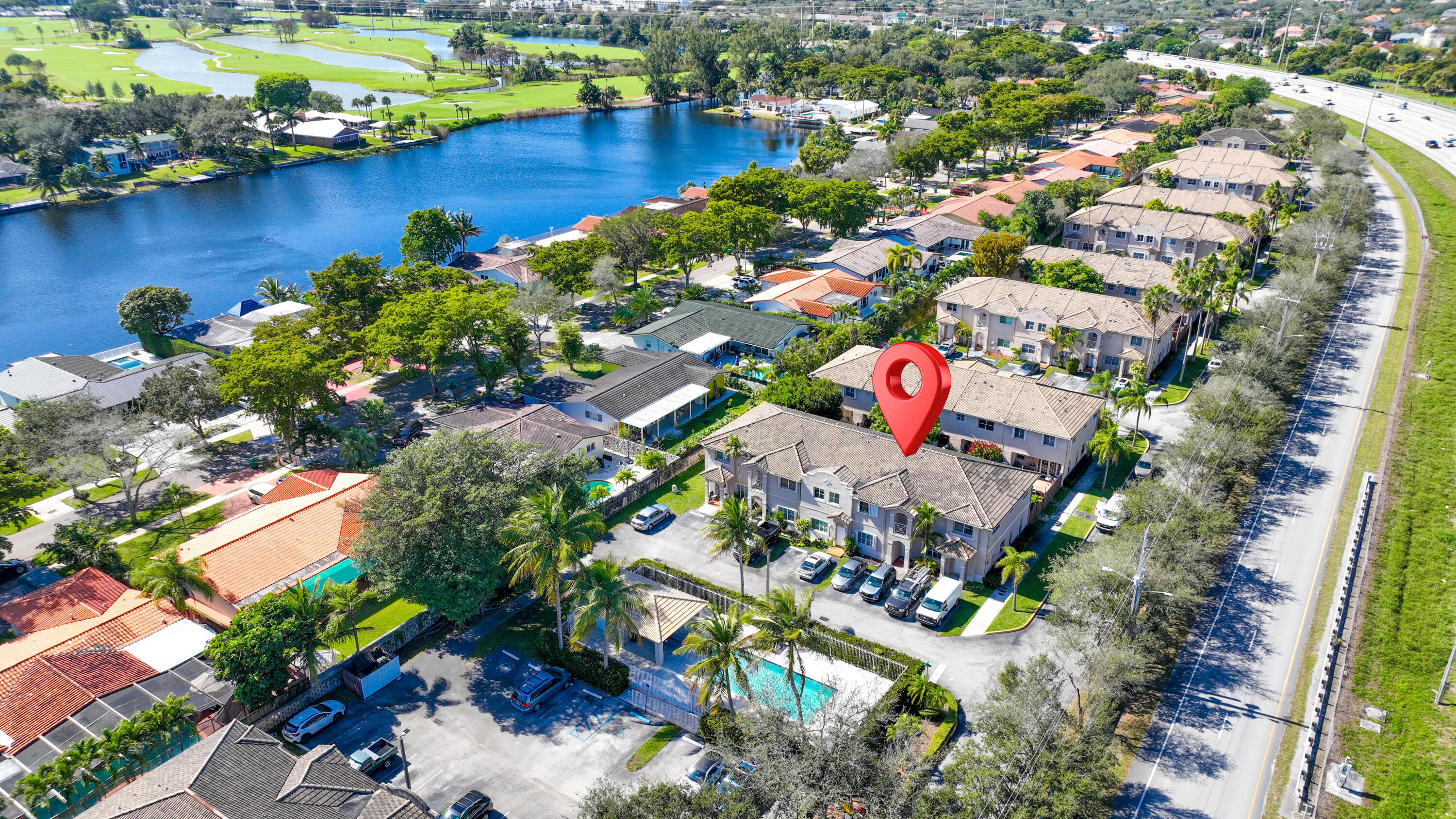 16616 Northwest 72nd Court Miami Lakes, FL 33014 - Photo 3 of 39 Aereal drone 3