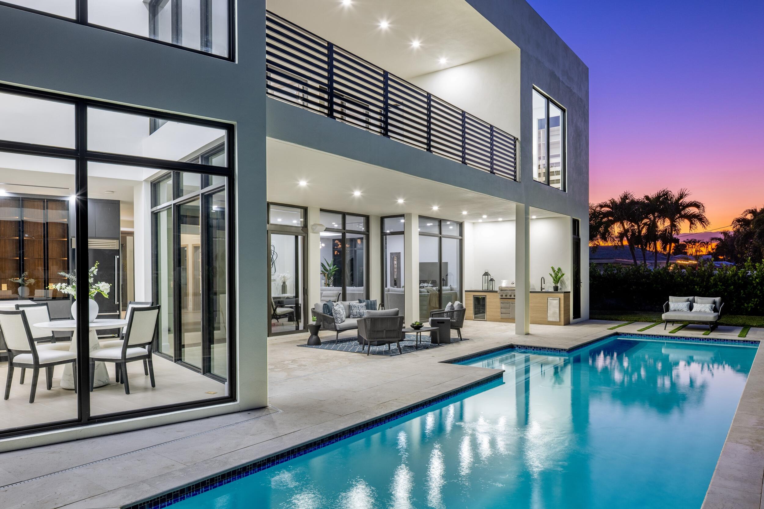 957 Southwest 12th Street Boca Raton, FL 33486 - Photo 2 of 13 Twilight Pool