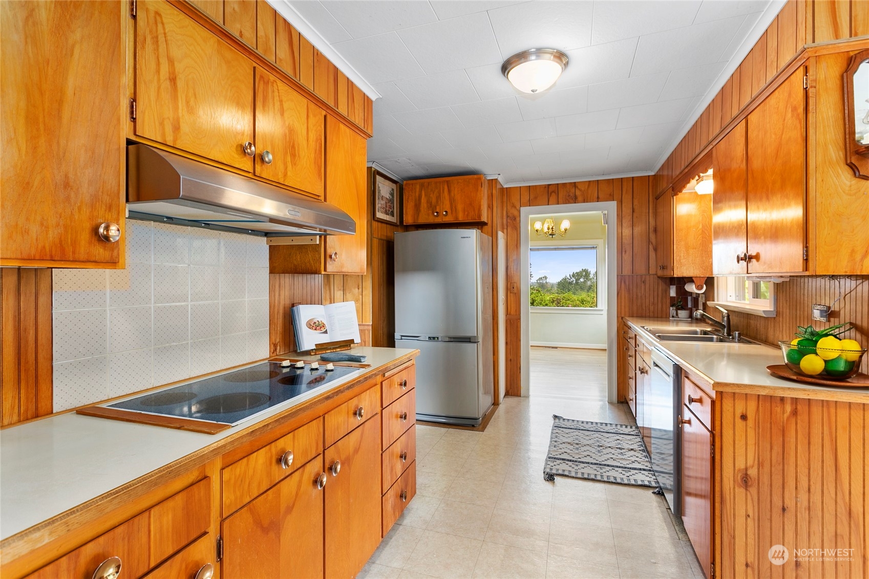 2219 Mt Baker Highway Bellingham, WA 98226 - Photo 12 of 39 a kitchen with stainless steel appliances a sink a stove and a refrigerator
