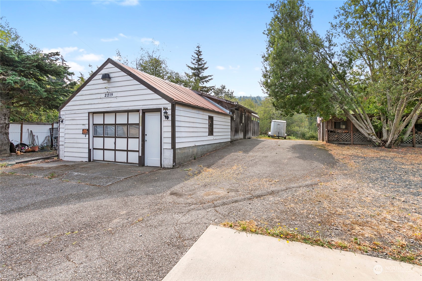 2219 Mt Baker Highway Bellingham, WA 98226 - Photo 34 of 39 a view of a house with a yard and garage