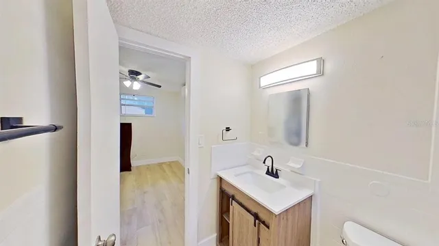 a bathroom with a toilet
