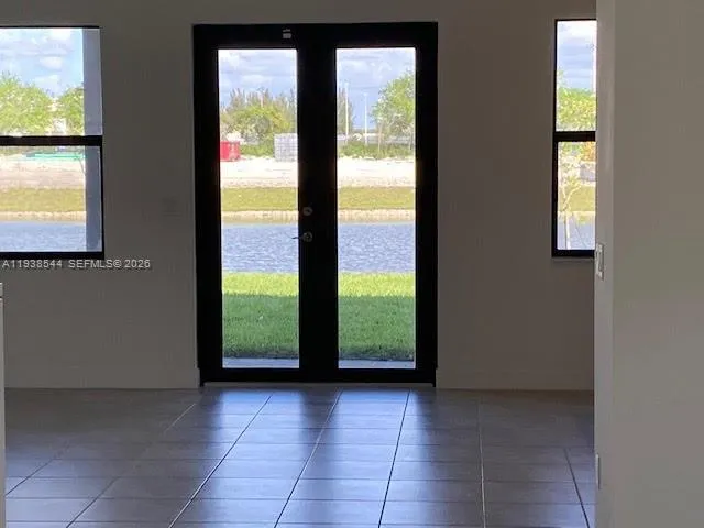 a view of a room with window