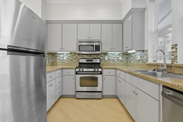 a view of a wooden fence