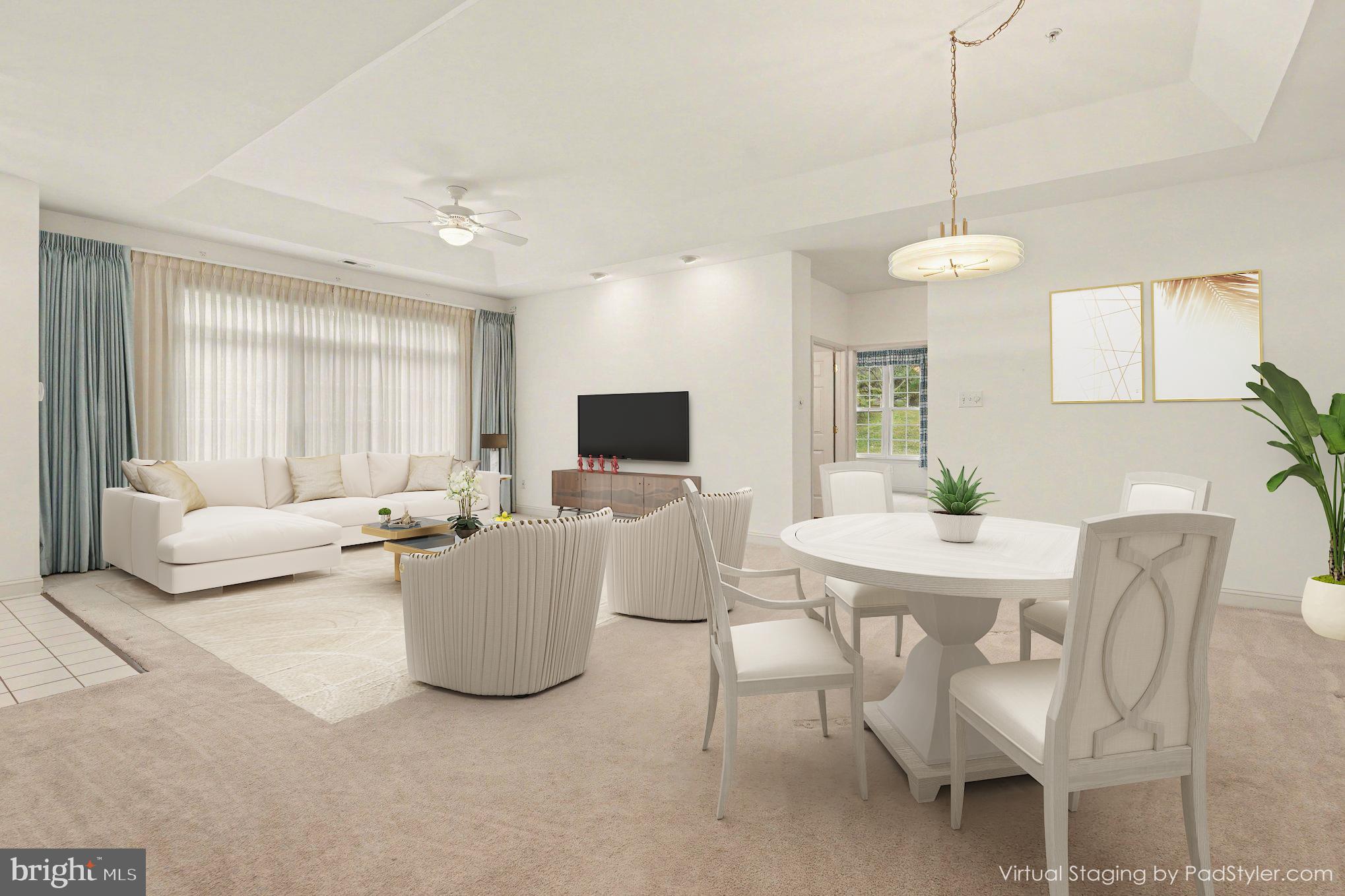 1621 Yorktown Road, Unit 50 Jamison, PA 18929 - Photo 13 of 50 Stages Living Room / Dining Room